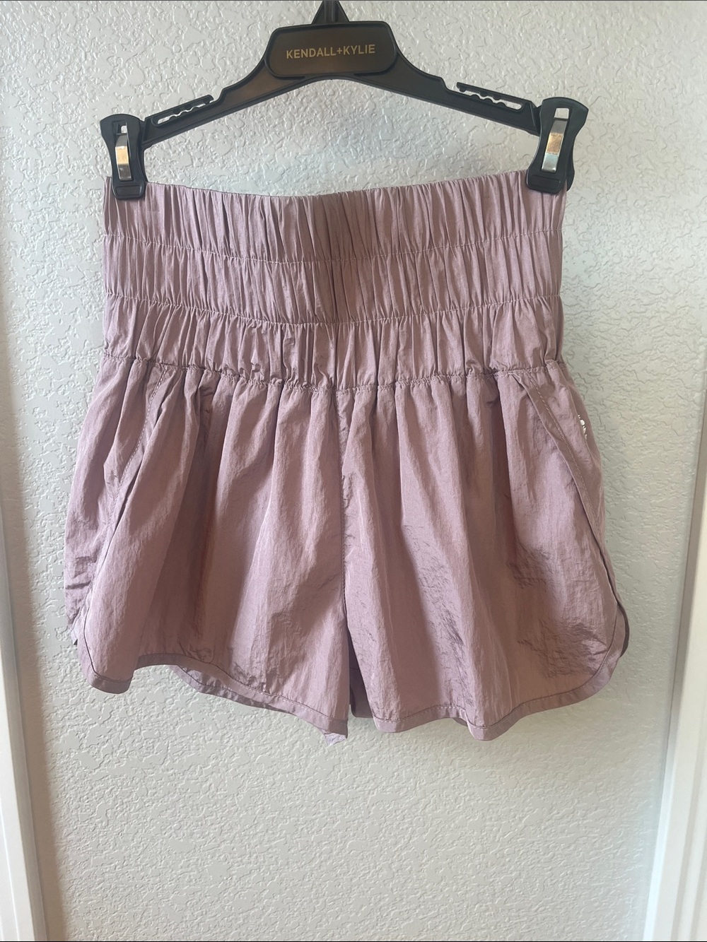 FREE PEOPLE MOVEMENT SHORTS muted purple size S